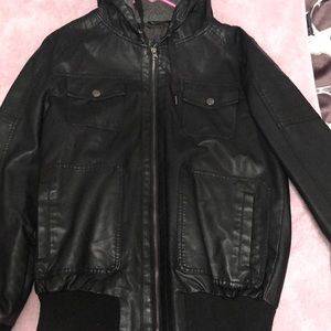 Faux Leather Jacket